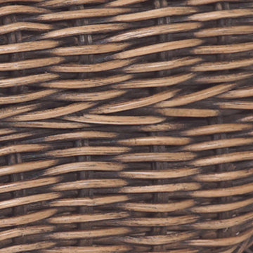Rowan 19.7" Bohemian Designer Woven Rattan/Wood Vanity Stool - JONATHAN Y